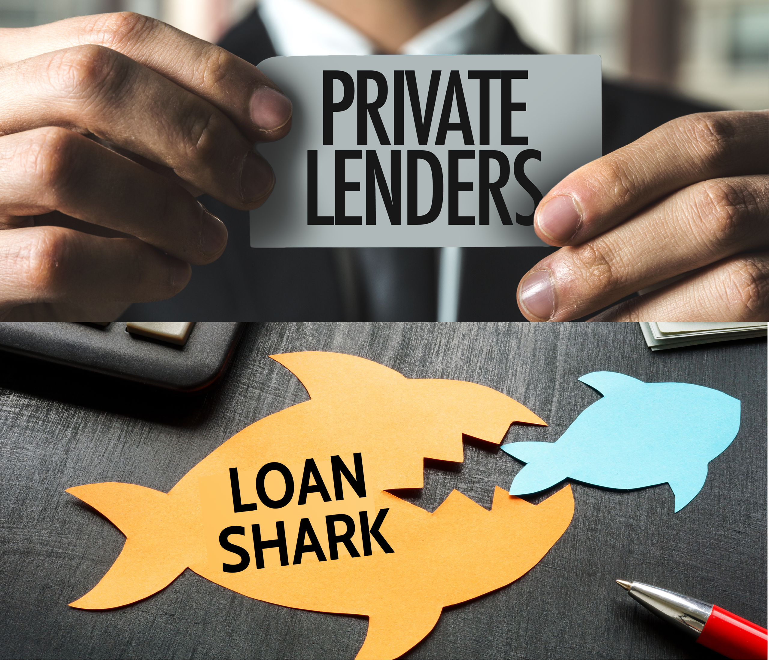 How can I distinguish a licensed money lender from an unlicensed one